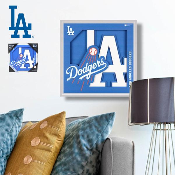 ドジャース サインプレート 3D サインボード グッズ MLB dodgers LA