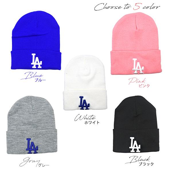 Los Angeles ニットキャップ 全5色 LA ニット帽 ビーニーキャップ