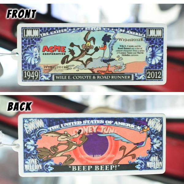ロードランナー エアフレッシュナー 芳香剤 Road Runner ドル柄