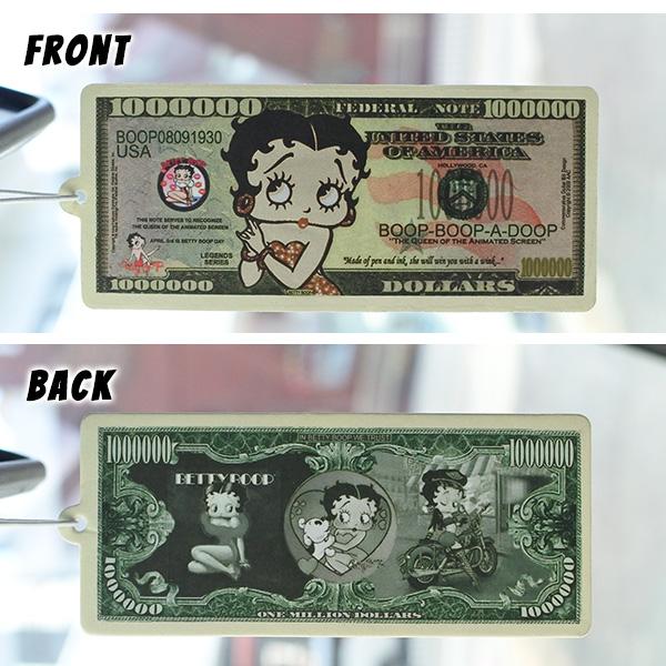 ベティブープ エアフレッシュナー 芳香剤 BETTY BOOP ドル柄 ベティ