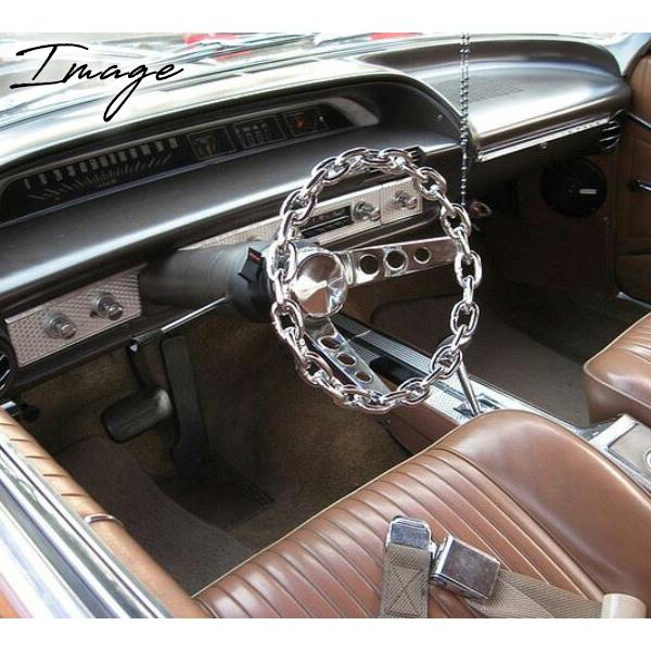 チェーンステアリング Chain Steering Wheel 11インチ クローム