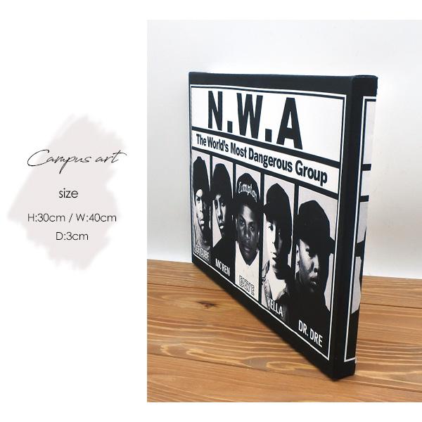 アートパネル N.W.A アートボード キャンバスアート 立てかけ ヒップ