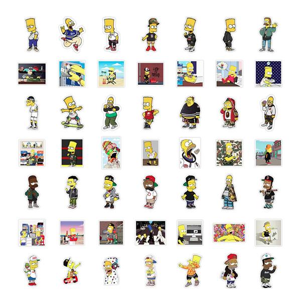 シンプソンズ ステッカー セット 50枚 シール The Shimpson