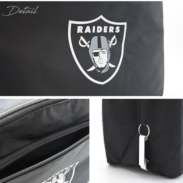 レイダース クーラーバッグ NFL RAIDERS Las Vegas ラスベガス カバン クーラー バック バッグ ブラック 保冷 保温 夏 海 おしゃれ シンプル ロゴ プレゼント
