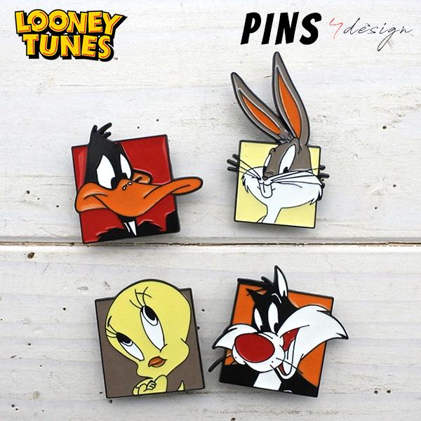ルーニーテューンズ Looney Tunes ピンバッジ 全4種類 トゥイーティー