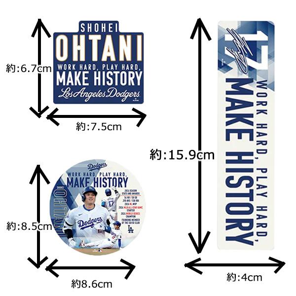 ドジャース 大谷翔平 ステッカー デカール ロゴ MLB dodgers LA