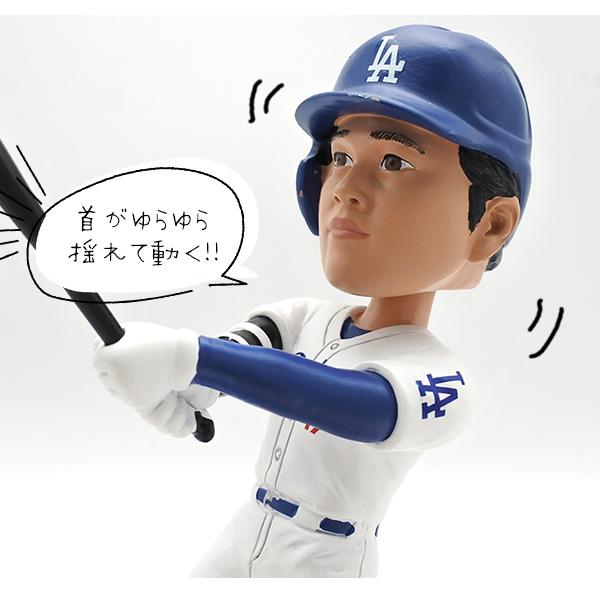 ドジャース 大谷翔平 ボブルヘッド ブルー ライト インテリア 置物 首