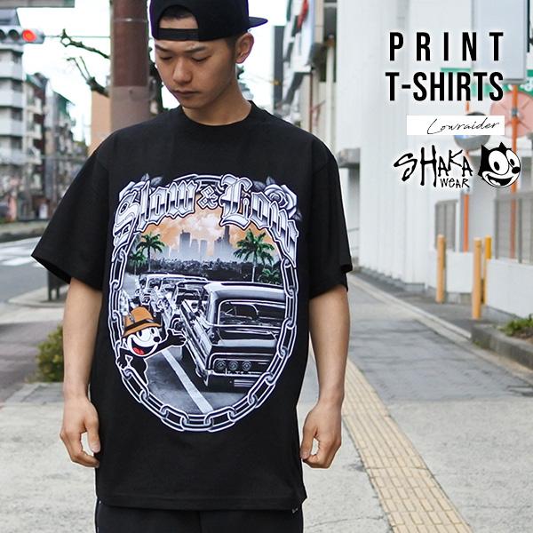 SHAKA（シャカ） Tシャツ 半袖 メンズ ブラック SHAKA WEAR CHEVROLET