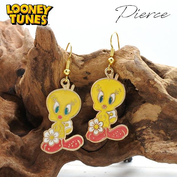 トゥイーティー ピアス フックピアス アクセサリー イエロー おしゃれ