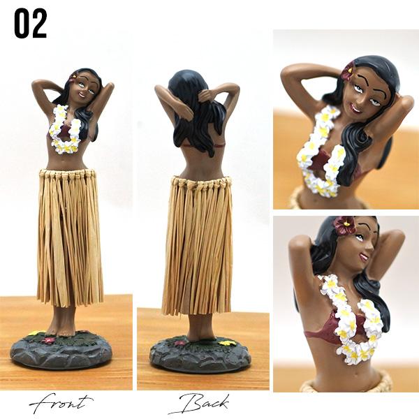 フラダンス ボブルフィギュア 全3種類 人形 フィギュア