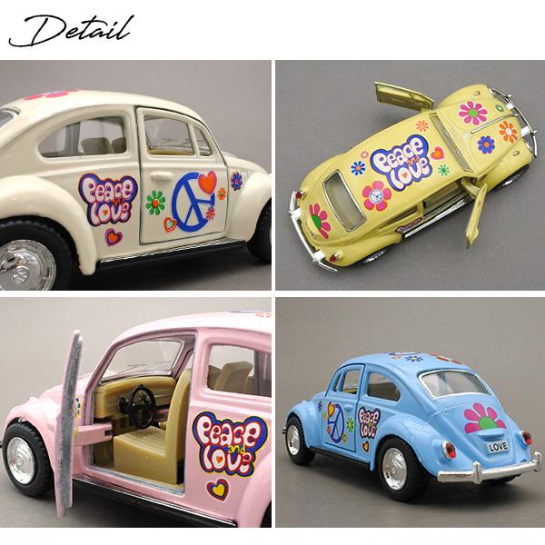 1/32 プルバック ミニカー 全4色 1967 Volkswagen classical