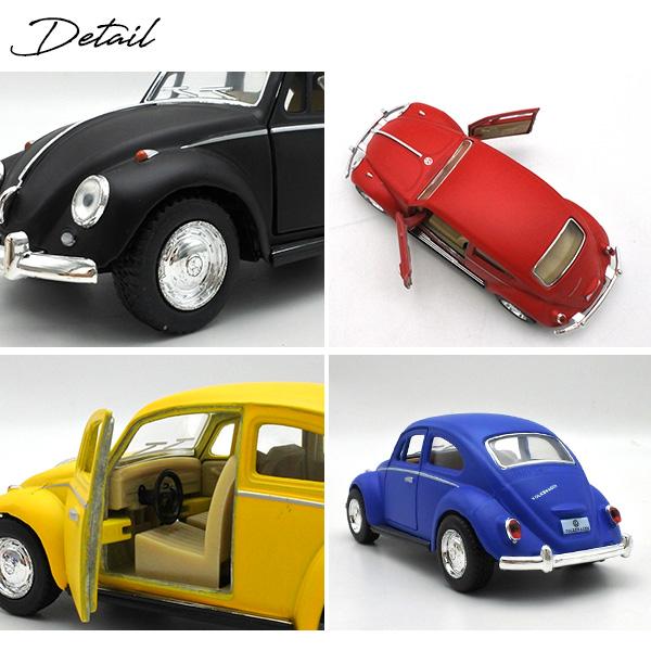 1/32 プルバック ミニカー 全4色 1967 Volkswagen classical beetle
