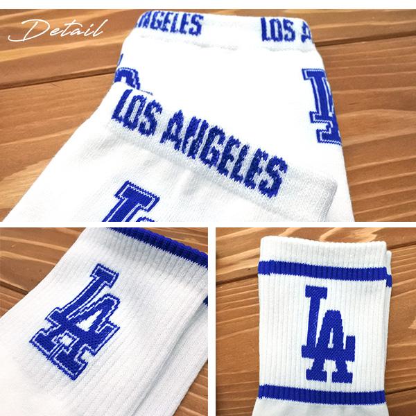 ドジャース 靴下 全3デザイン 22-24cm ソックス グッズ MLB dodgers LA