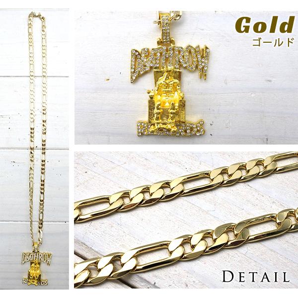 ネックレス DEATH ROW RECORDS 全2色 シルバー ゴールド ライン