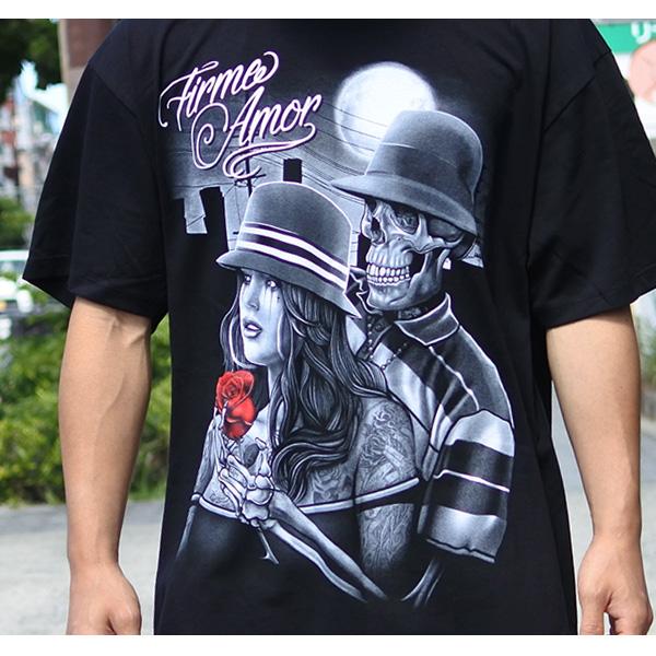SHAKA（シャカ） Tシャツ 半袖 メンズ Filme amor ブラック 服