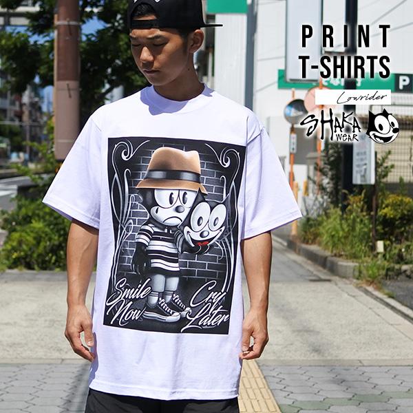 SHAKA（シャカ） Tシャツ 半袖 メンズ ホワイト SHAKA WEAR FELIX THE