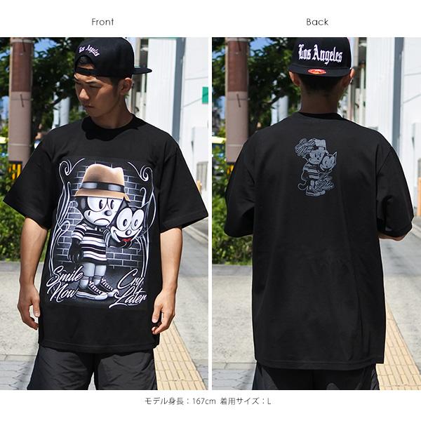 SHAKA（シャカ） Tシャツ 半袖 メンズ ブラック SHAKA WEAR FELIX THE