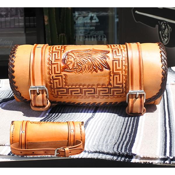 RAA LEATHER ツールバック サイドバック 本革 レザー バイク 工具小物