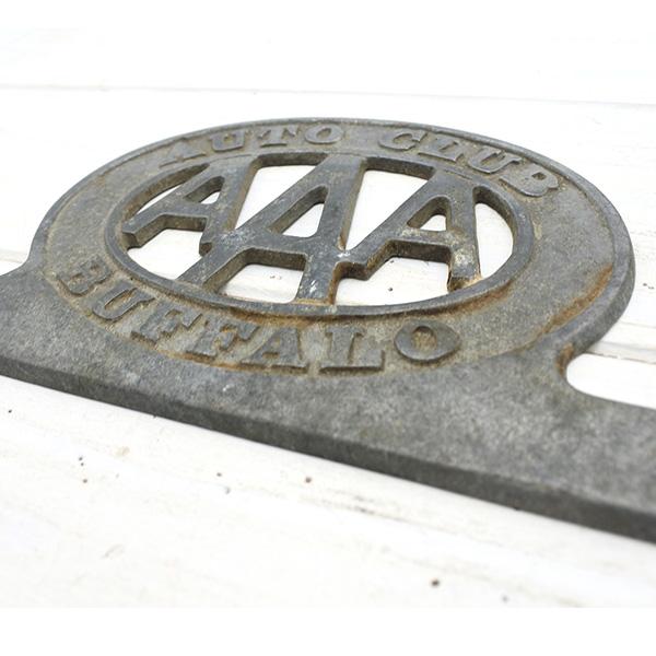 USED品 ライセンストッパー AAA 1930年代 AUTO MOBILE CULB BAFFALO