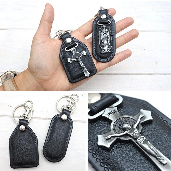 BOSS 手錠型 キーホルダー 非売品 希少 ジーザスクロス グアダルーペマリア キーホルダー 全2種 ラバー