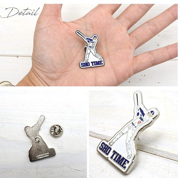 ドジャース 大谷翔平 ピンバッジ グッズ MLB dodgers LA SHOTIME 
