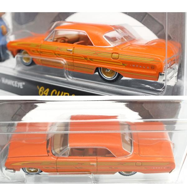 グリーンライト 1/64 ミニカー HOMIES フィギュア 1964 CHEVROLET