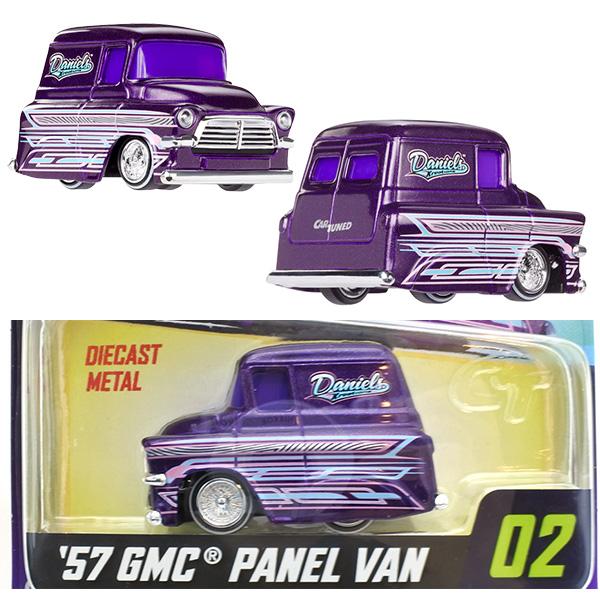 シボレー サバーバン ミニカー アメリカ ファイヤーパターン グリーン