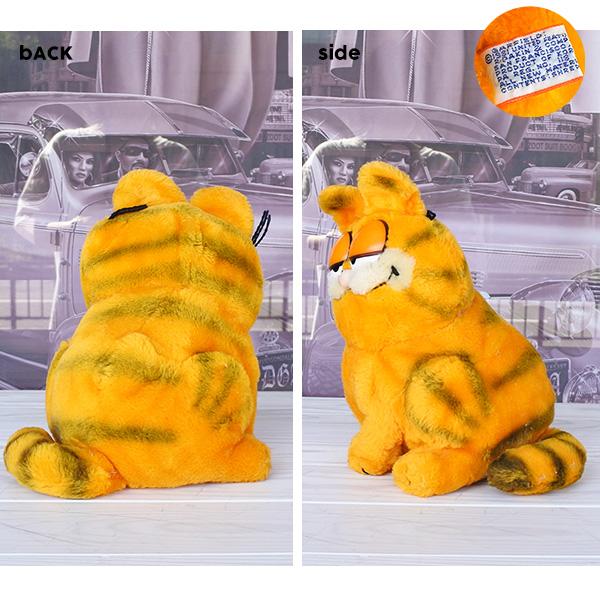 USED品 ガーフィールド ぬいぐるみ M ヴィンテージ品 オレンジ 左向き