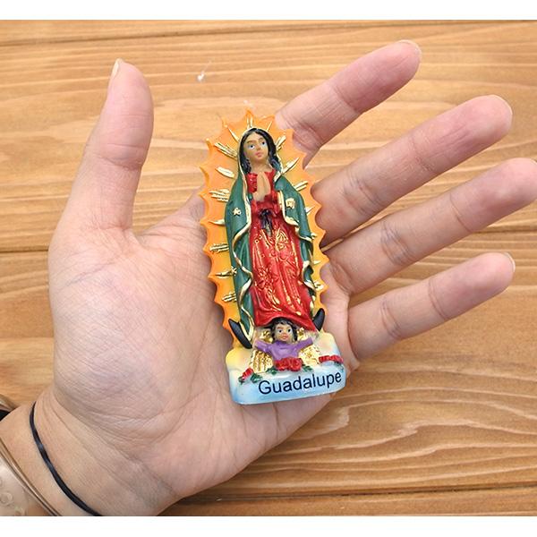 グアダルーペマリア オブジェ 約8.5cm 置物 インテリア マリア像
