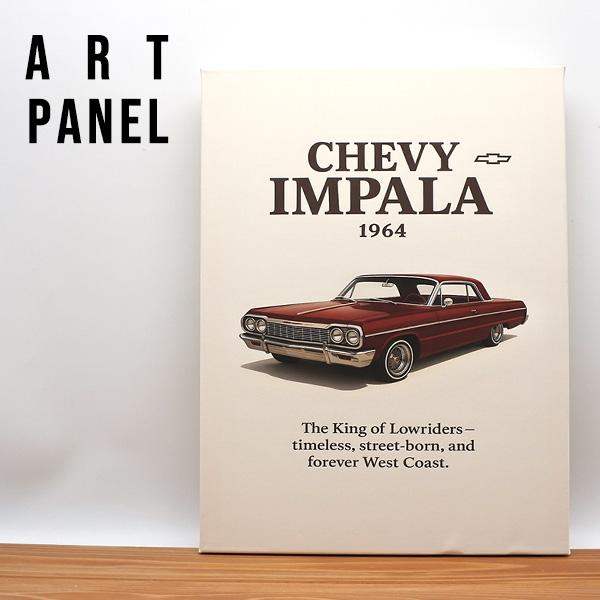 アートパネル キャンバス 1964 CHEVROLET IMPALA シボレー インパラ 64