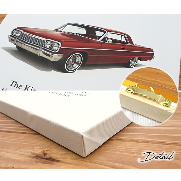 アートパネル キャンバス 1964 CHEVROLET IMPALA シボレー インパラ 64