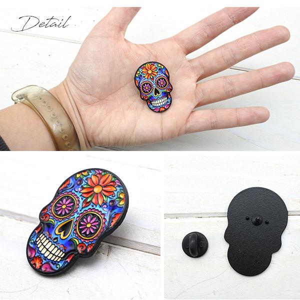 カラベラ ピンバッジ ピンズ PINS ハットピン ピンバッチ calavera