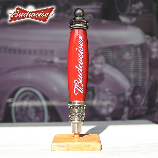 新品 ビアサーバーノブ Budweiser 全長:約18cm シフトノブ