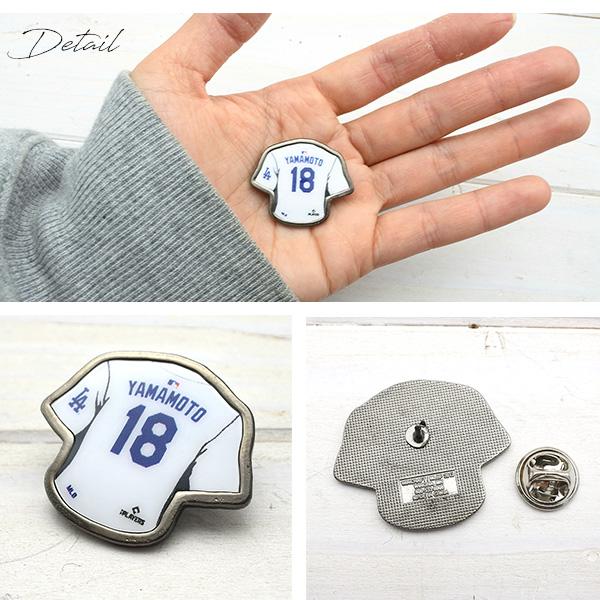 ドジャース 山本由伸 ピンバッジ ピンズ MLB dodgers LA グッズ PINS