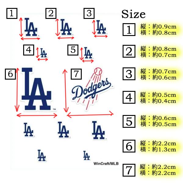 ドジャース ネイル フェイズ ステッカー デカール MLB dodgers LA 大谷