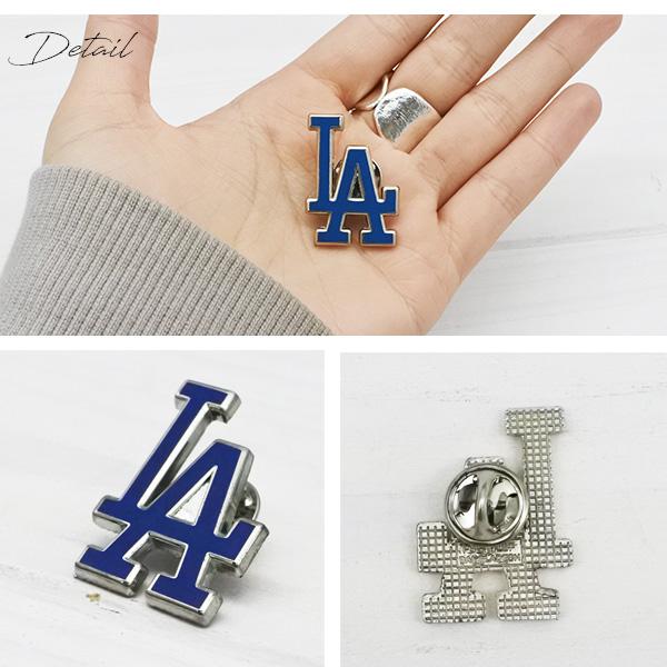 ドジャース ピンバッジ ピンズ PINS ハットピン ブルー ロゴ MLB