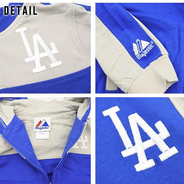 ドジャース キッズ セットアップ 3サイズ ジャージ パーカー ブルー