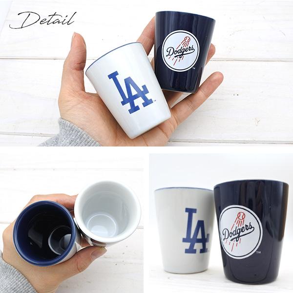 MLB ショットグラス 6個セット ヴィンテージ ドジャース ショットグラス 小さめ かわいい ロゴ ショット グラス