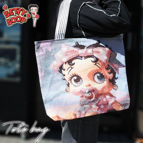 ベティ ブープ トートバッグ BETTY BOOP ベティちゃん 大きめ バッグ