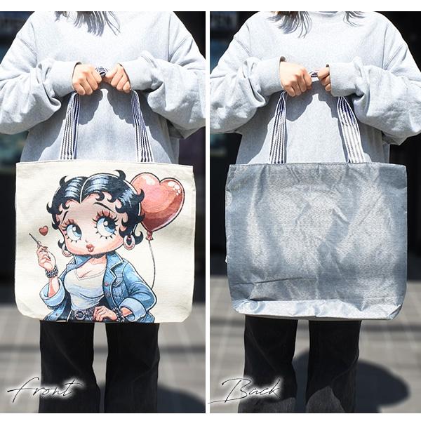 ベティ ブープ トートバッグ BETTY BOOP ベティちゃん 大きめ バッグ
