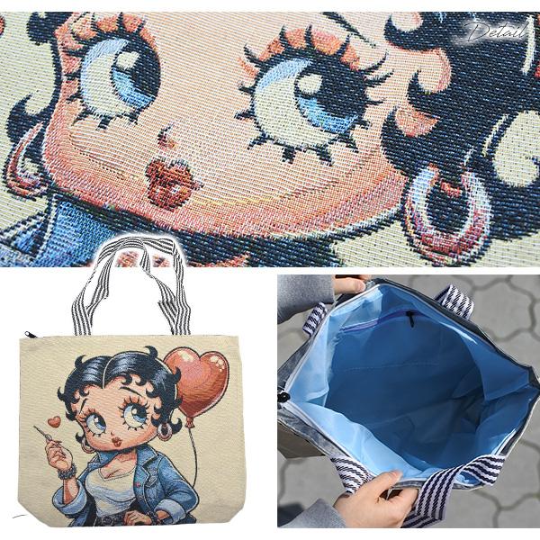 ベティ ブープ トートバッグ BETTY BOOP ベティちゃん 大きめ バッグ
