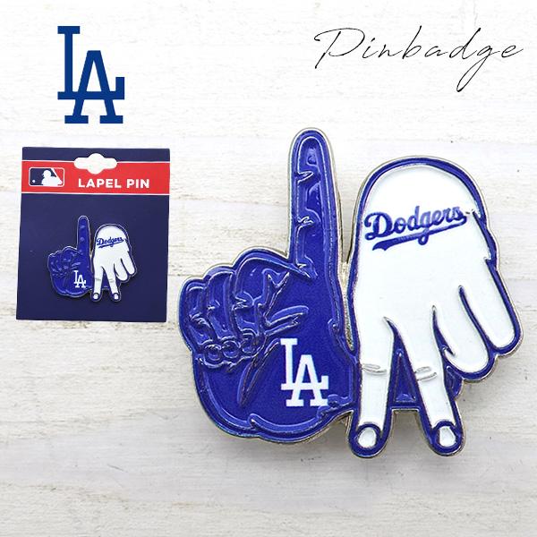 ドジャース ピンバッジ ピンズ ハンドサイン 大谷翔平 MLB dodgers LA