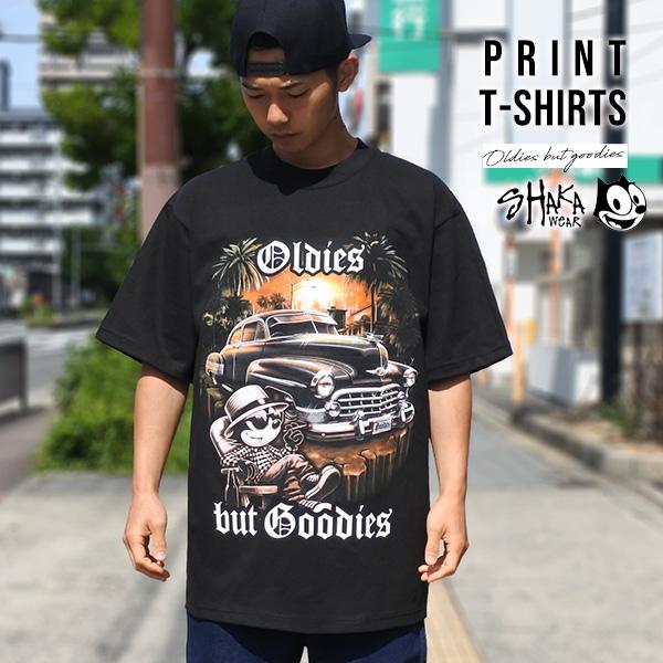 SHAKA（シャカ） Tシャツ 半袖 メンズ ブラック SHAKA WEAR FELIX THE