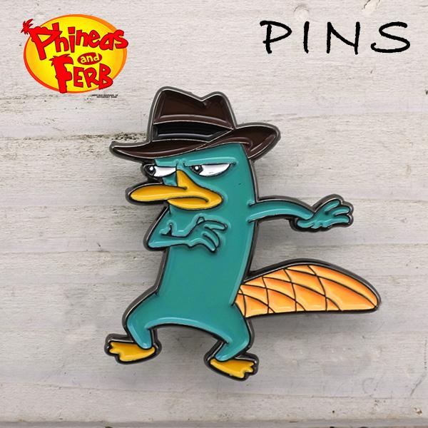 フィニアスとファーブ カモノハシペリー ピンバッジ Phineas and Ferb
