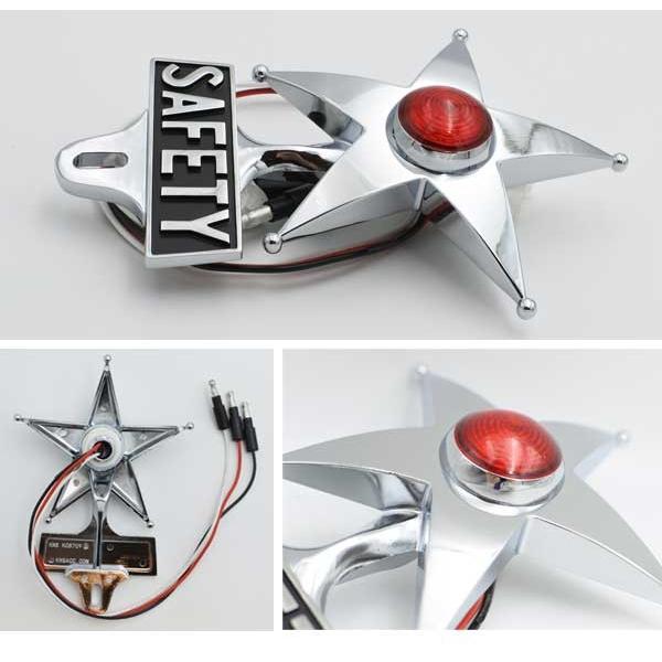 ライセンストッパー SAFETY STAR レッド セーフティスター カスタム