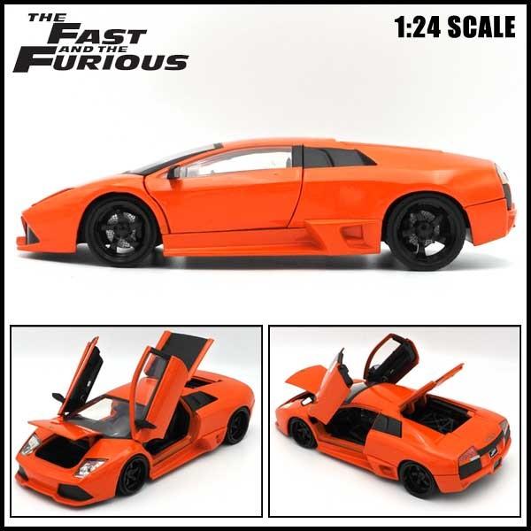 1 24 箱入り ミニカー ワイルドスピード Roman S Lamborghini Murcielago ネオンオレンジ ランボルギーニ ムルシエラゴ アメリカ雑貨とミニカーのアイカム 通販 Yahoo ショッピング
