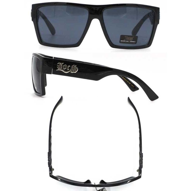 ローク サングラス メンズ Locs 011 ブラック 黒 ロークサングラス