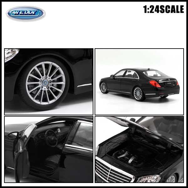1/24 箱入り ミニカー Mercedes-Benz S-Class ブラック 1/24 箱入り ミニカー Mercedes-Benz S-Class ブラック