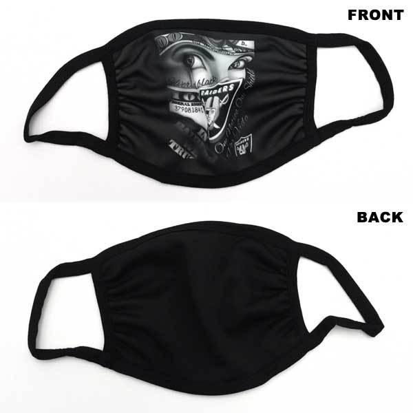 レイダース マスク 布マスク イラスト 大人用 ブラック デザインマスク Raiders アメリカ雑貨とミニカーのアイカム 通販 Yahoo ショッピング