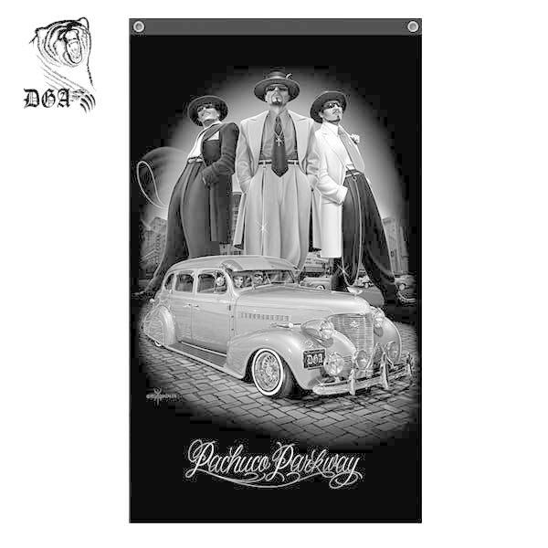 DGA バナー 壁掛け PACHUCO PARKWAY インテリア フラッグ タペストリー